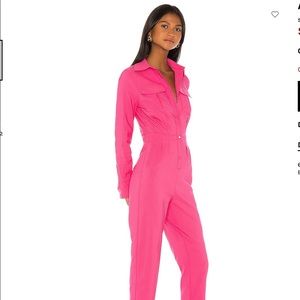 Revolve Alicia Pink Jumpsuit